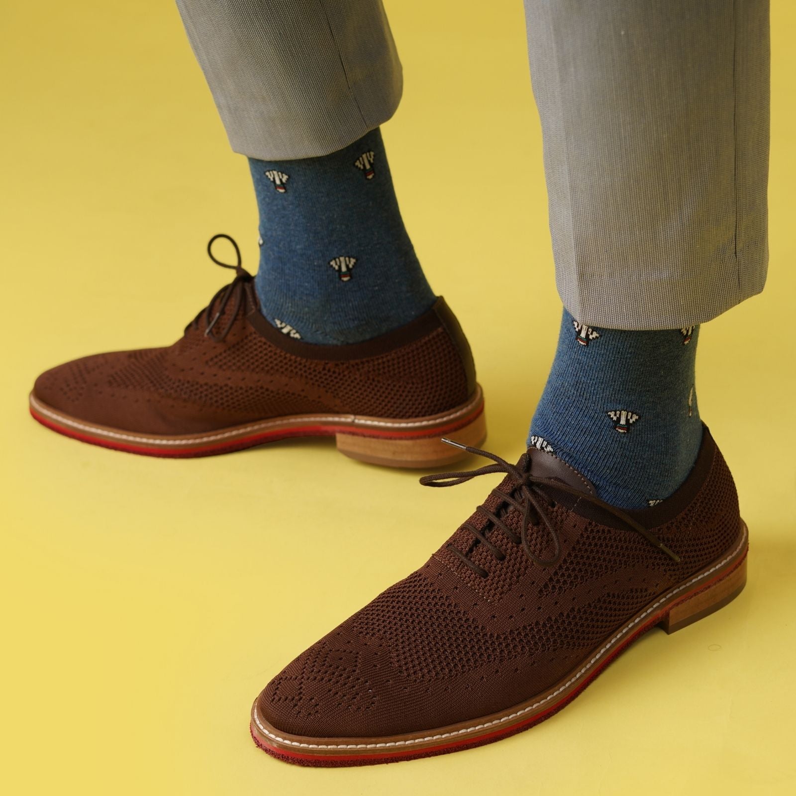 Badminton Series - Melange Navy Blue