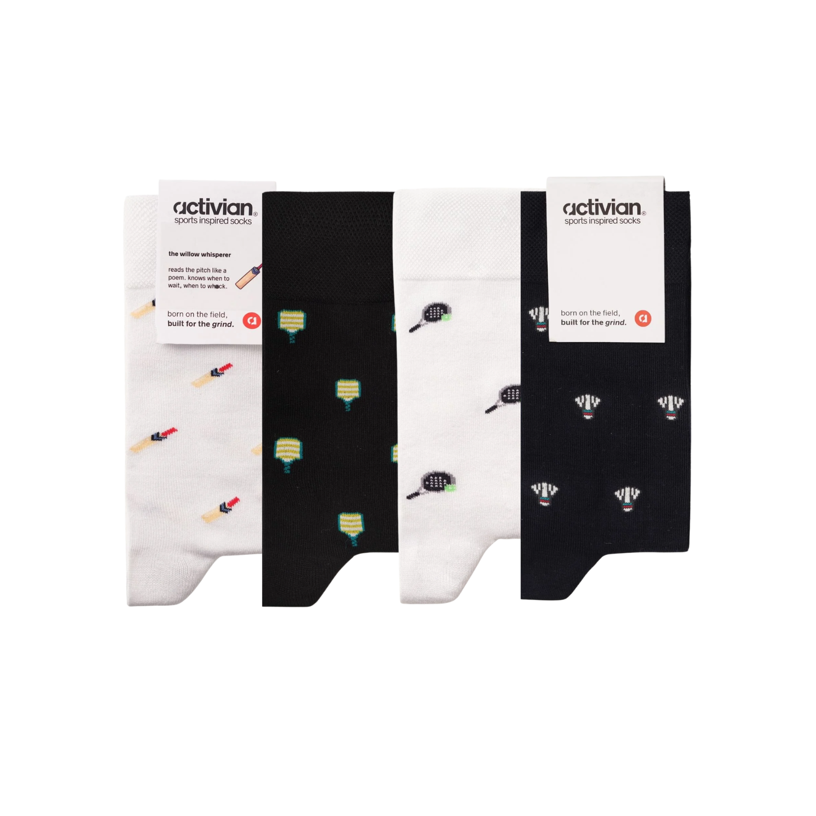 Smashing Blue + Bandeja White + Testmatch White + Dink Black