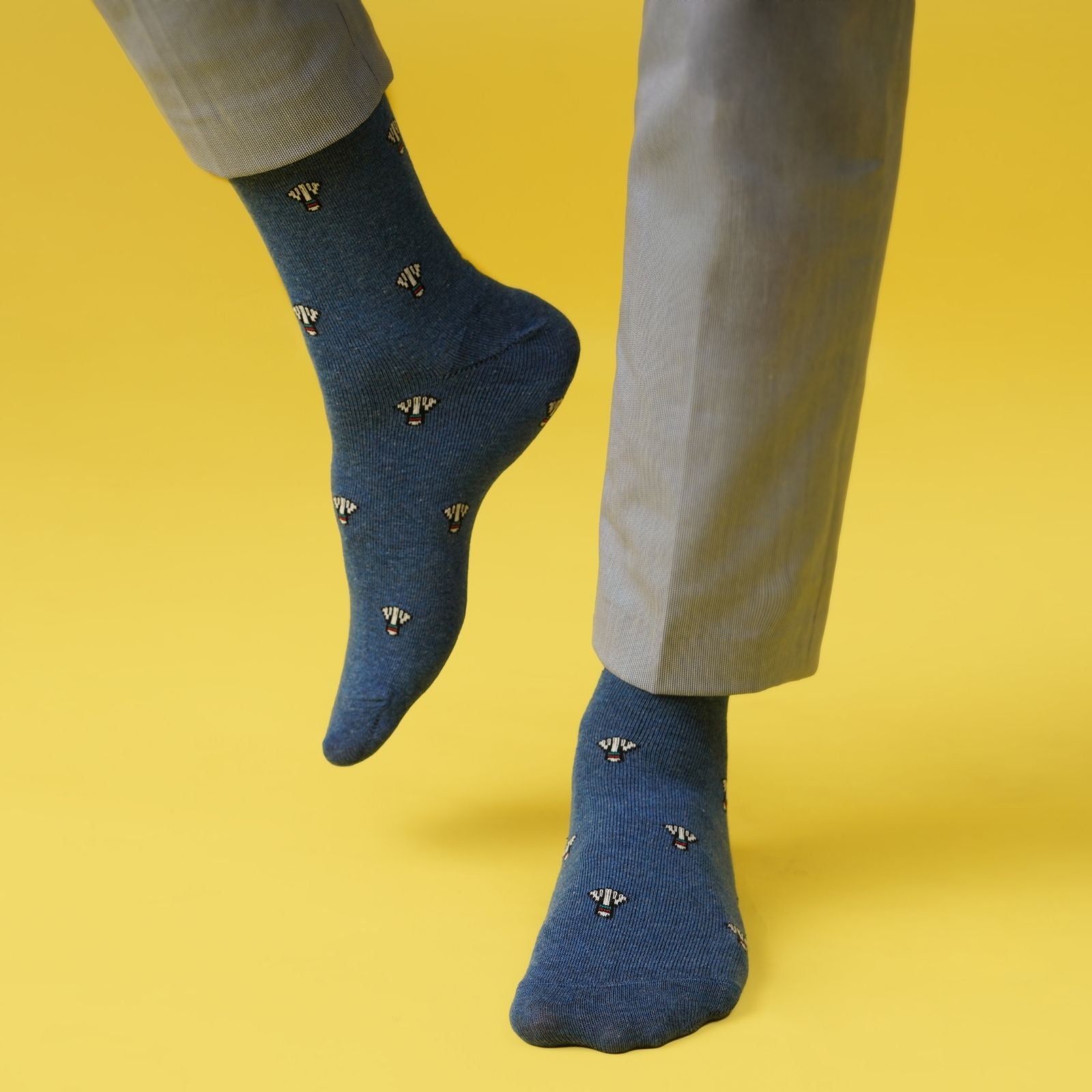 Badminton Series - Melange Navy Blue