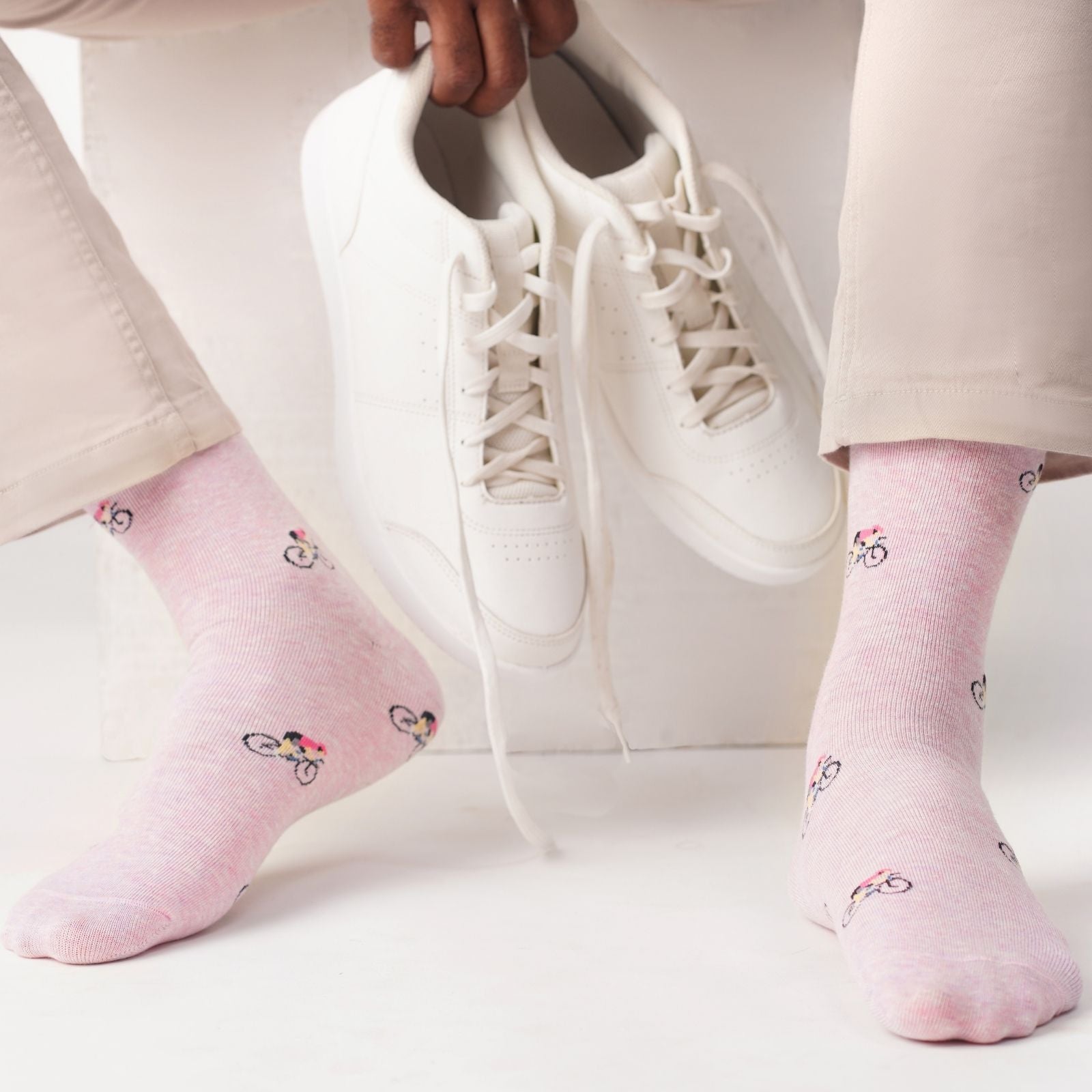 Cycling Series - Melange Pink